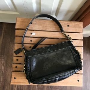 VINTAGE COACH SHOULDER PURSE
